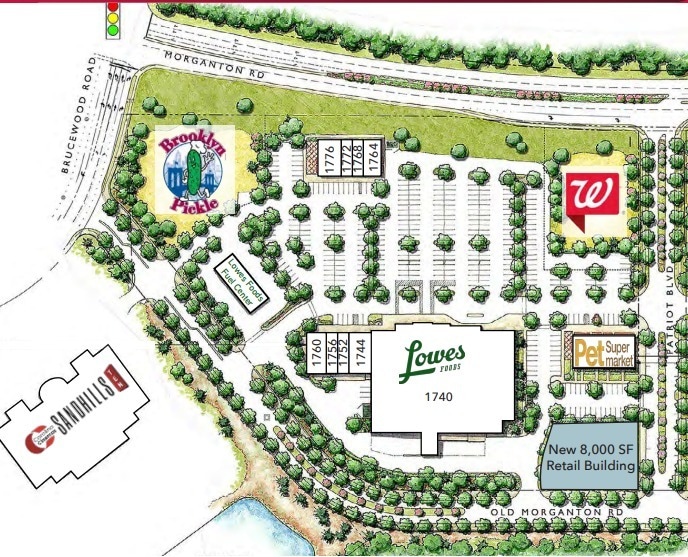 1708 Old Morganton Rd, Southern Pines, NC for lease - Site Plan - Image 2 of 2