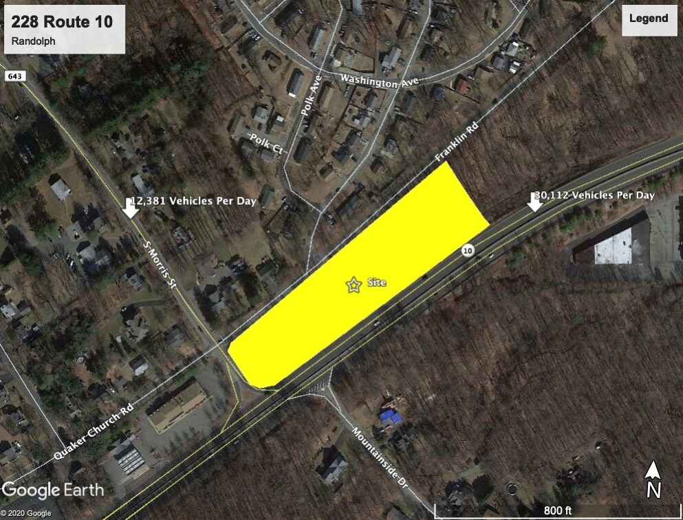 228 Route 10, Randolph, NJ 07869 Land for Sale