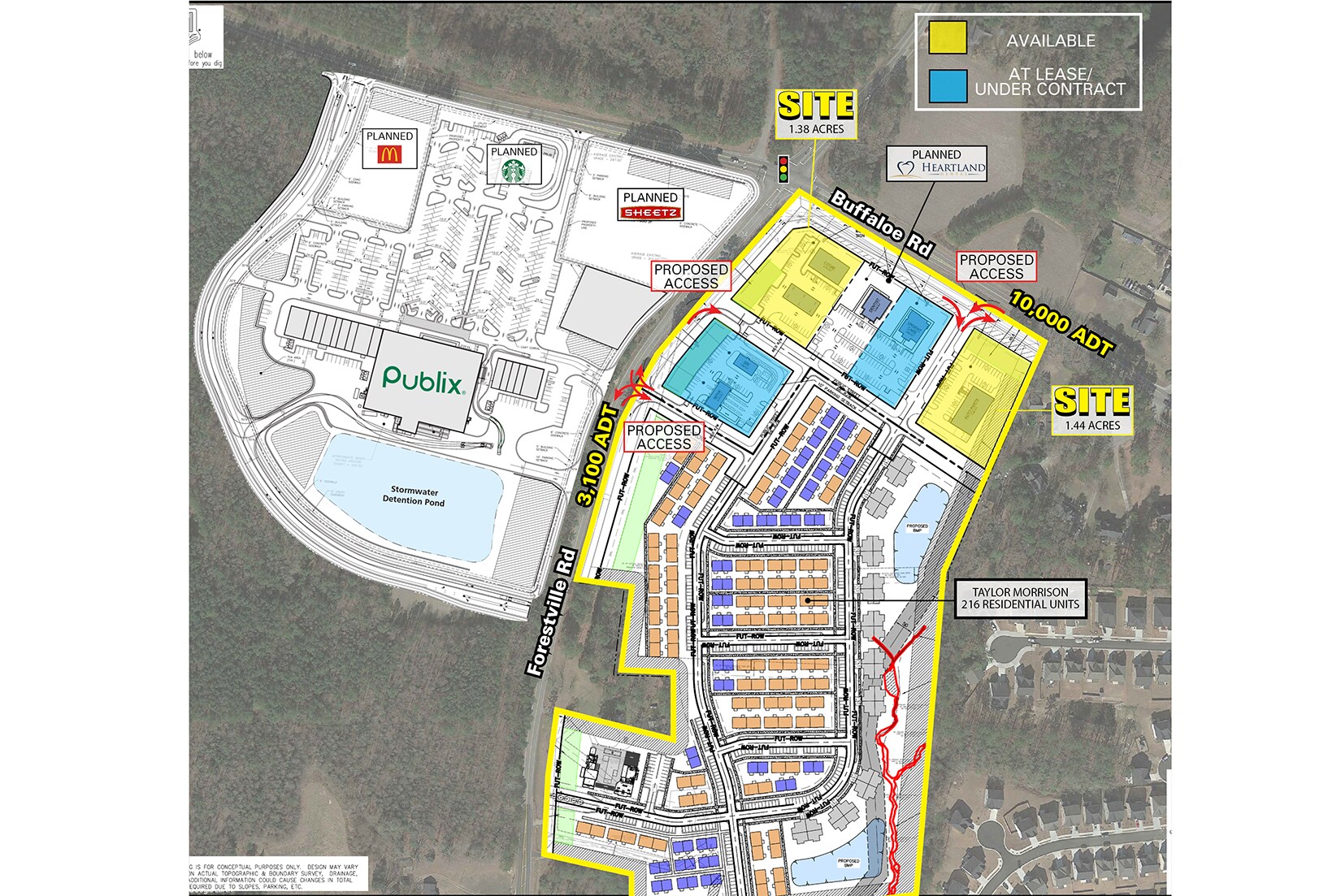 Buffaloe Rd And Forestville Rd, Raleigh, NC 27616 for Lease