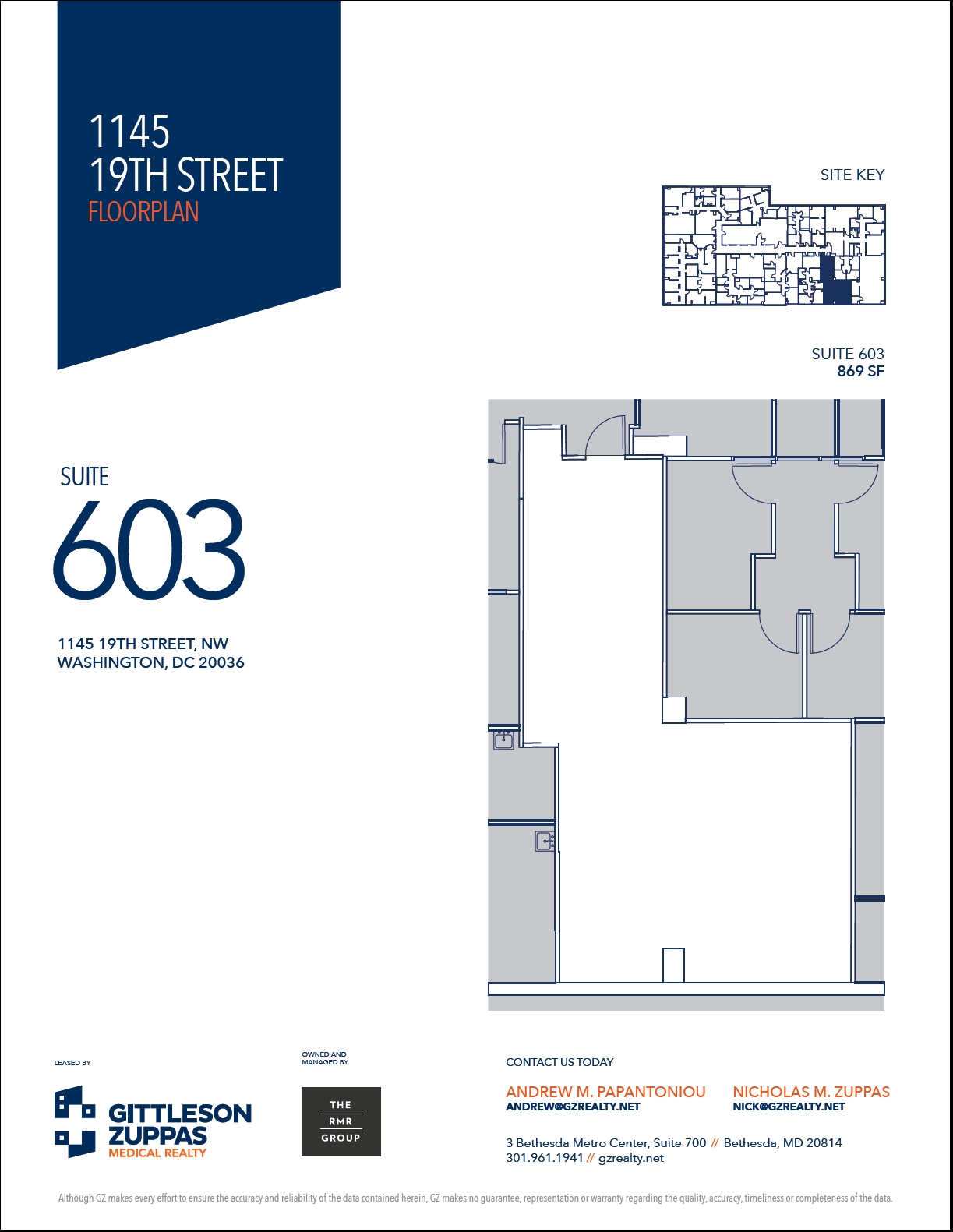 1145 19th St NW, Washington, DC for lease Floor Plan- Image 1 of 1