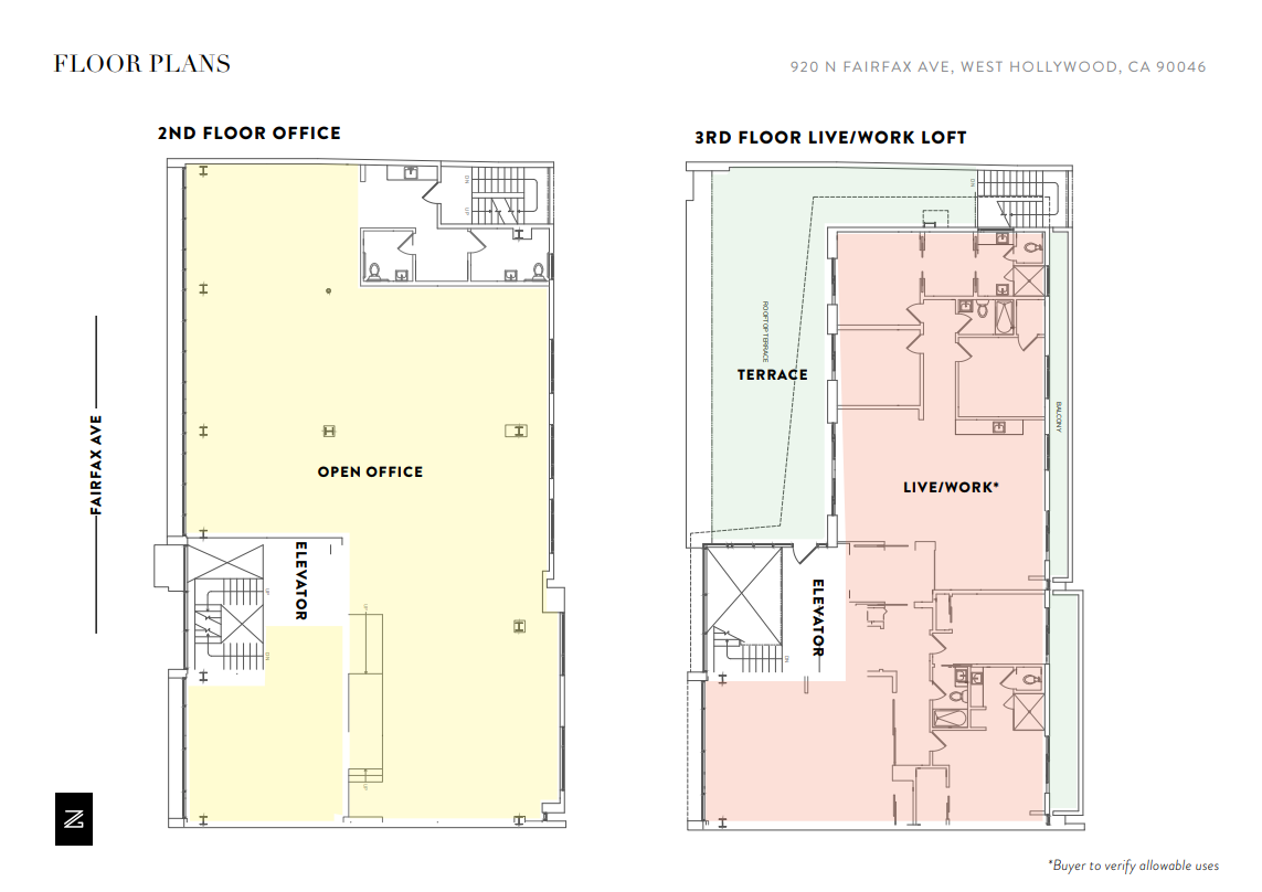 920 N Fairfax Ave, West Hollywood, CA for lease Floor Plan- Image 1 of 1