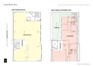 920 N Fairfax Ave, West Hollywood, CA for lease Floor Plan- Image 1 of 1