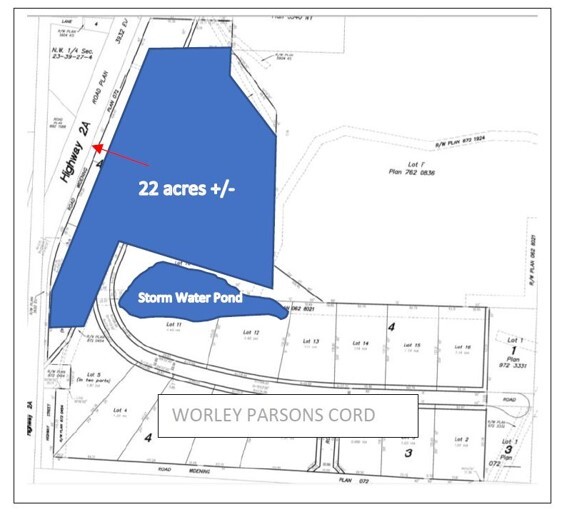 Hwy 2 A, Blackfalds, AB for sale - Site Plan - Image 3 of 4