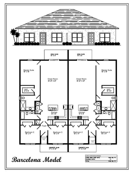 16046 SW 29th Terrace Rd, Ocala, FL for sale - Typical Floor Plan - Image 1 of 1