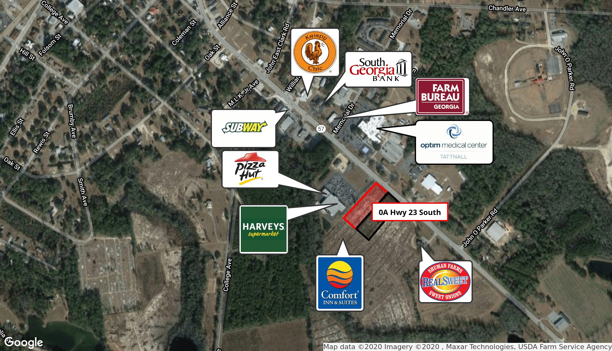 0A Highway 23, Reidsville, GA 30453 Land for Sale