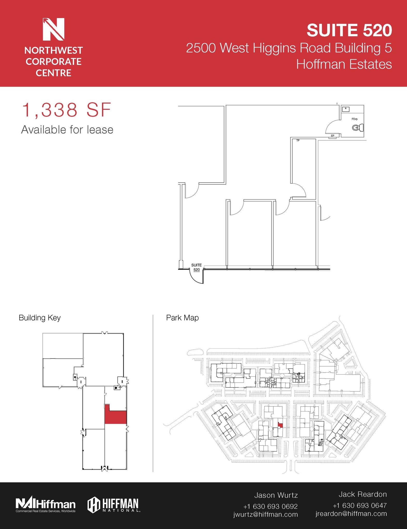 2500 W Higgins Rd, Hoffman Estates, IL for lease Floor Plan- Image 1 of 1