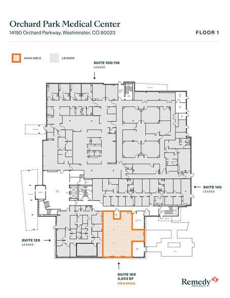 14190 Orchard Pky, Westminster, CO for lease - Floor Plan - Image 2 of 4