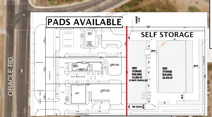 16720-16780 N Oracle Rd, Tucson, AZ for lease - Site Plan - Image 1 of 1