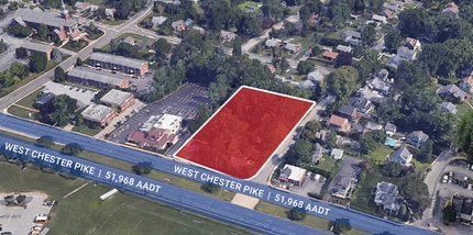 3201 West Chester Pike, Newtown Square, PA - AERIAL map view