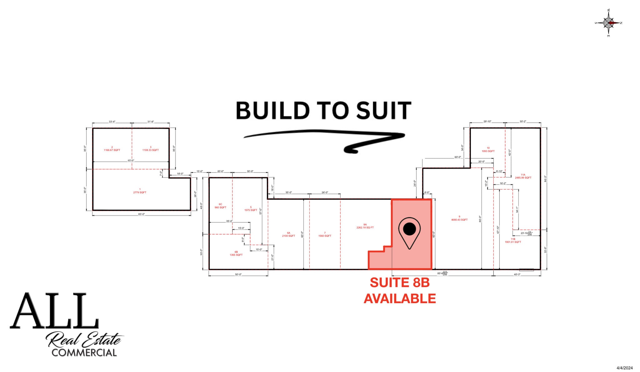 6701 Aberdeen Ave, Lubbock, TX for lease Site Plan- Image 1 of 6