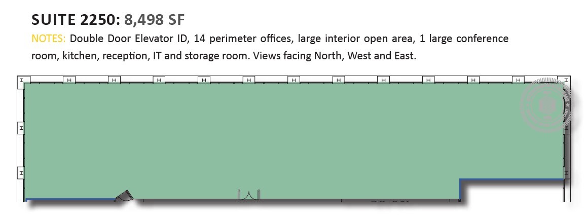 915 Wilshire Blvd, Los Angeles, CA for lease Floor Plan- Image 1 of 2