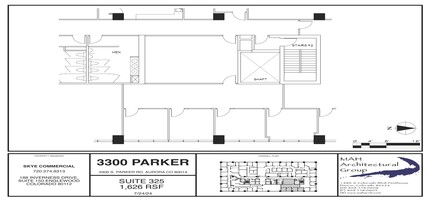 3300 S Parker Rd, Aurora, CO for lease Floor Plan- Image 1 of 1