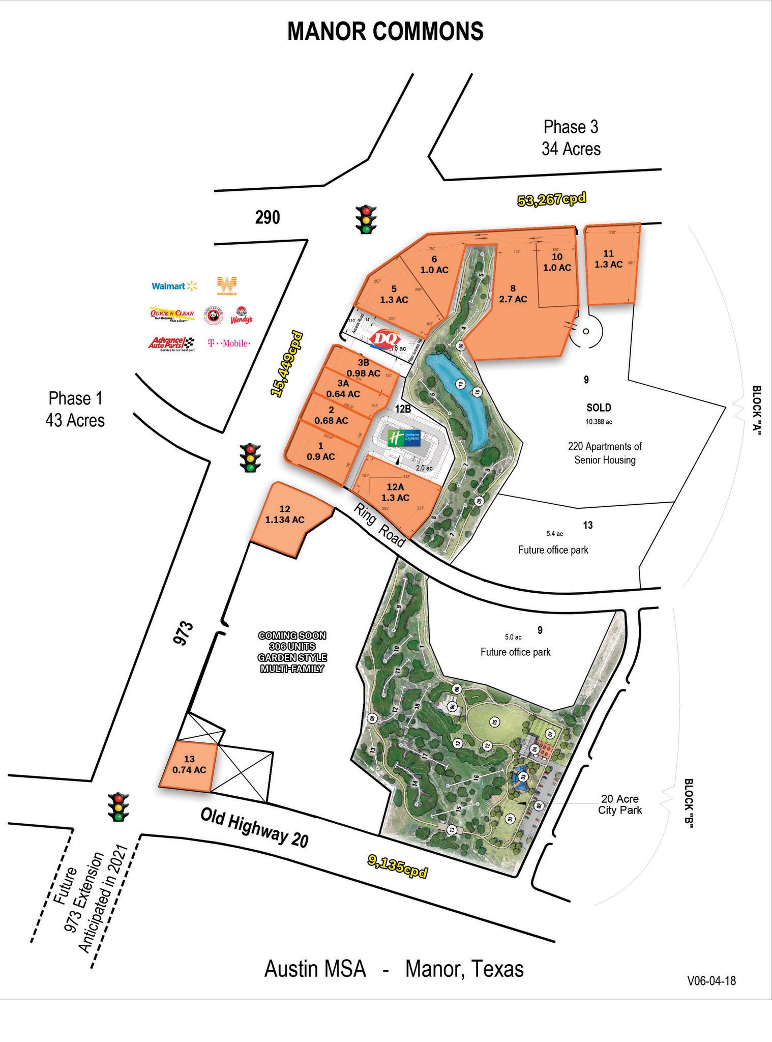 Hwy 290 & Fm 973, Manor, TX 78653 Manor Commons Phase 2