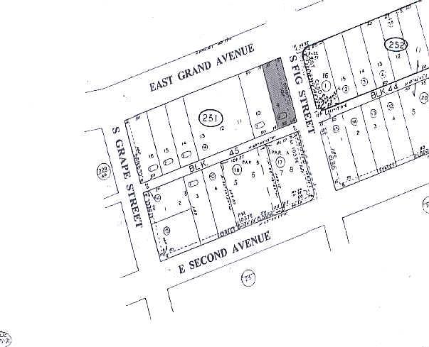 661-665 E Grand Ave, Escondido, CA for sale - Plat Map - Image 1 of 1