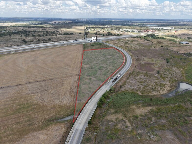 HIGHWAY 71 & KELLAM ROAD, Del Valle, TX for sale - Aerial - Image 2 of 4