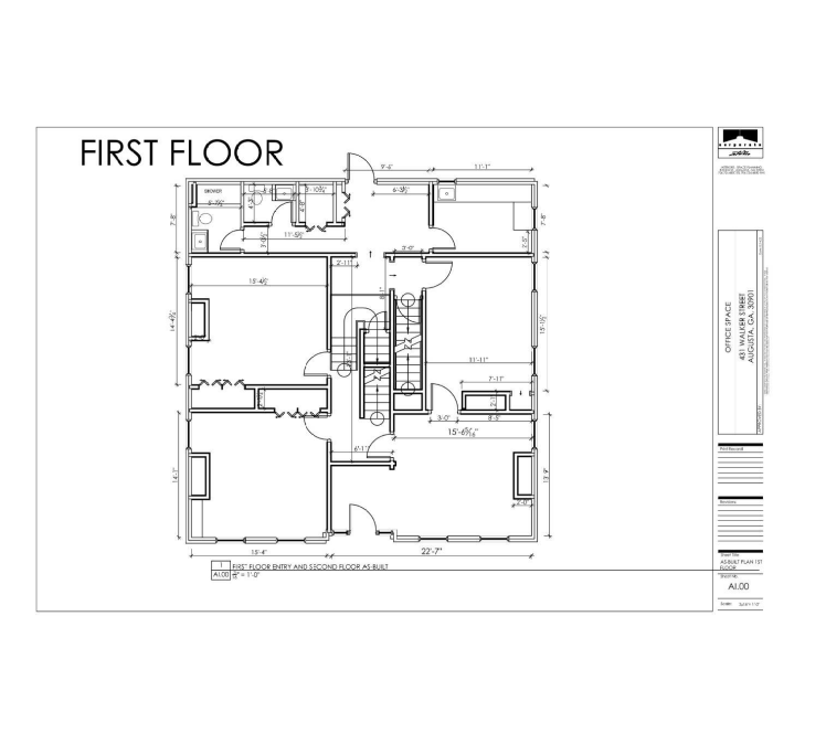 431 Walker St, Augusta, GA for lease Floor Plan- Image 1 of 1