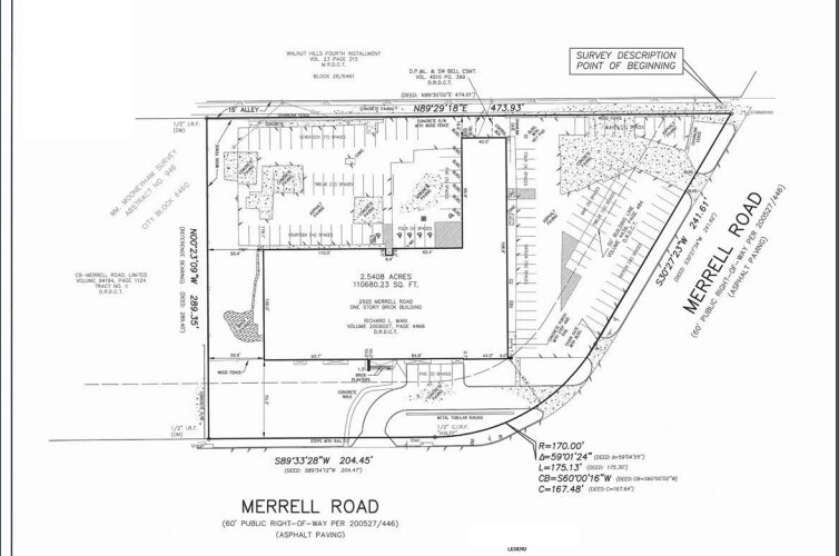 2925 Merrell Rd, Dallas, TX for sale - Plat Map - Image 2 of 12