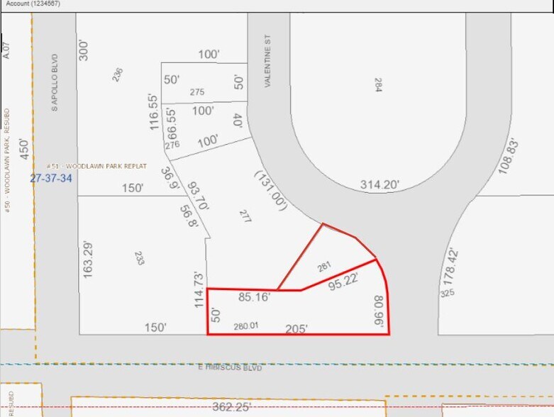 Vacant Land - 2 Commercial Parcels portfolio of 2 properties for sale on LoopNet.com - Plat Map - Image 2 of 16