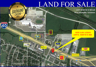 More details for 2305 E Service Rd, West Memphis, AR - Land for Sale