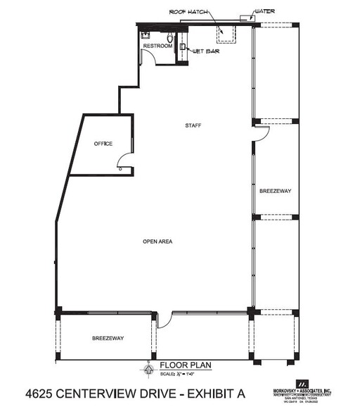 4625 Centerview Dr, San Antonio, TX for lease - Floor Plan - Image 2 of 4