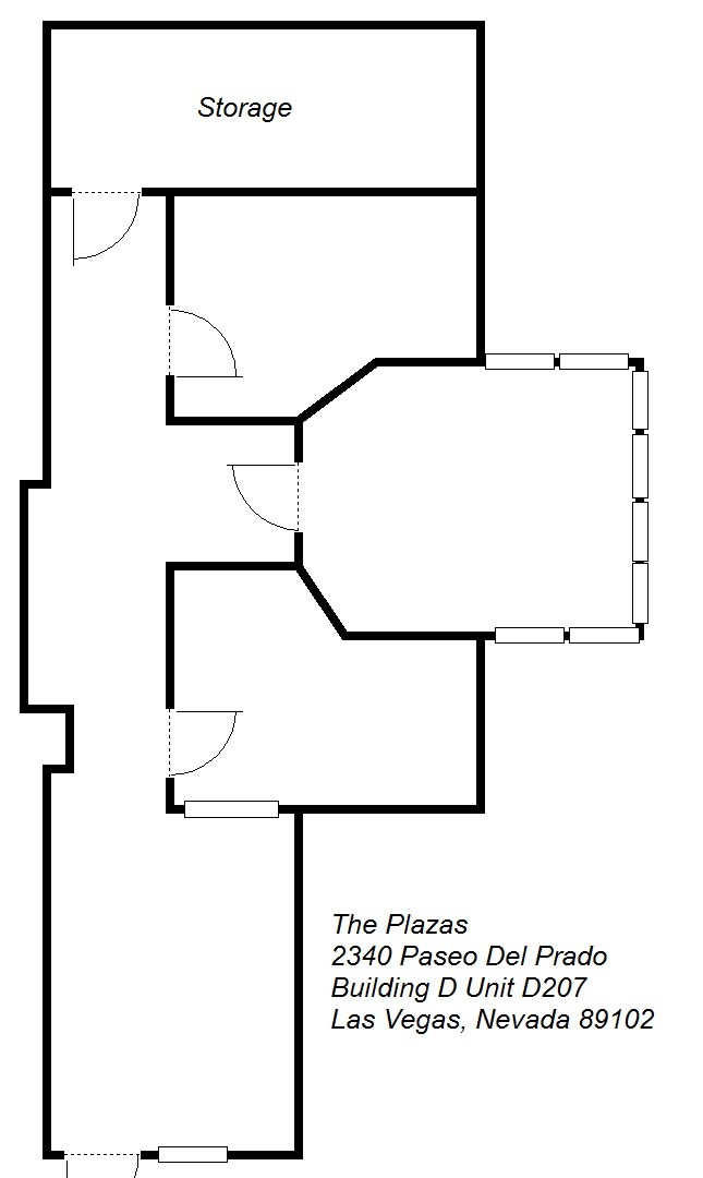 2310 Paseo Del Prado, Las Vegas, NV for lease Floor Plan- Image 1 of 1