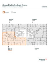 4660 Kenmore Ave, Alexandria, VA for lease Floor Plan- Image 1 of 2