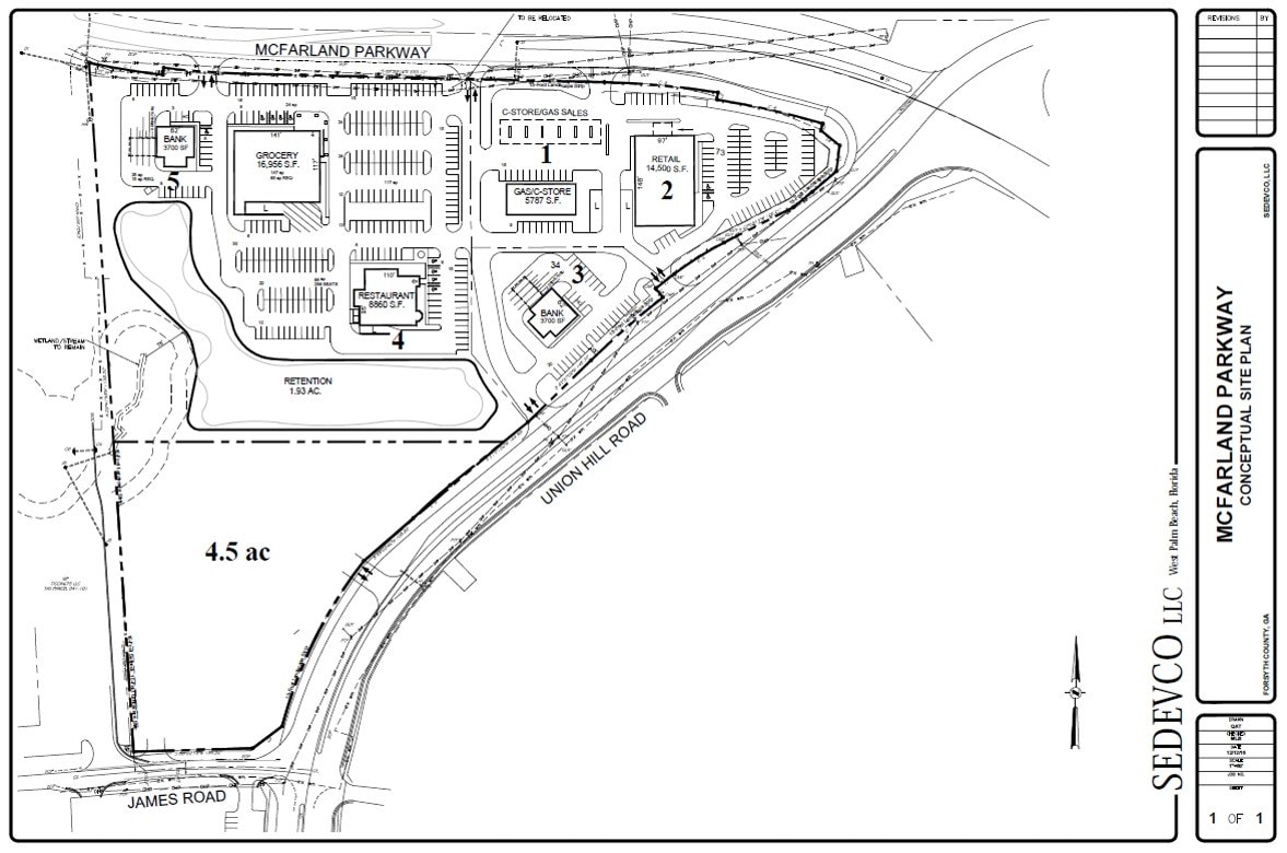 McFarland & Union Hill Rd, Alpharetta, GA for sale Site Plan- Image 1 of 1