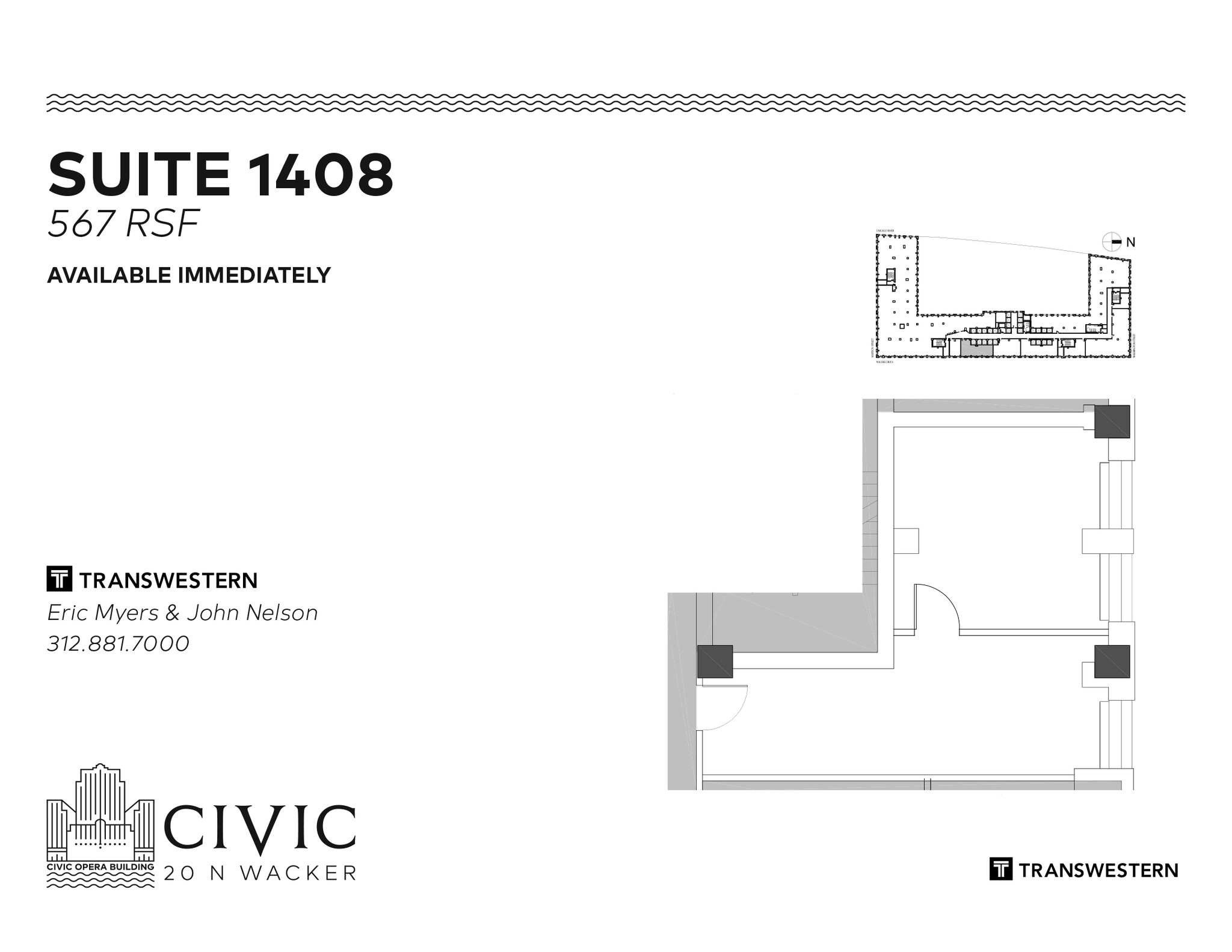 20 N Wacker Dr, Chicago, IL for lease Floor Plan- Image 1 of 1