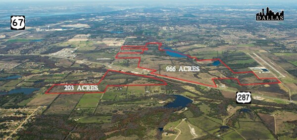 Highway 287 At Walnut Grove Rd, Midlothian, TX for sale - Aerial - Image 1 of 1