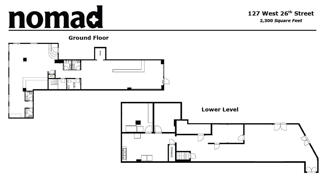 127 W 26th St, New York, NY for lease Floor Plan- Image 1 of 3