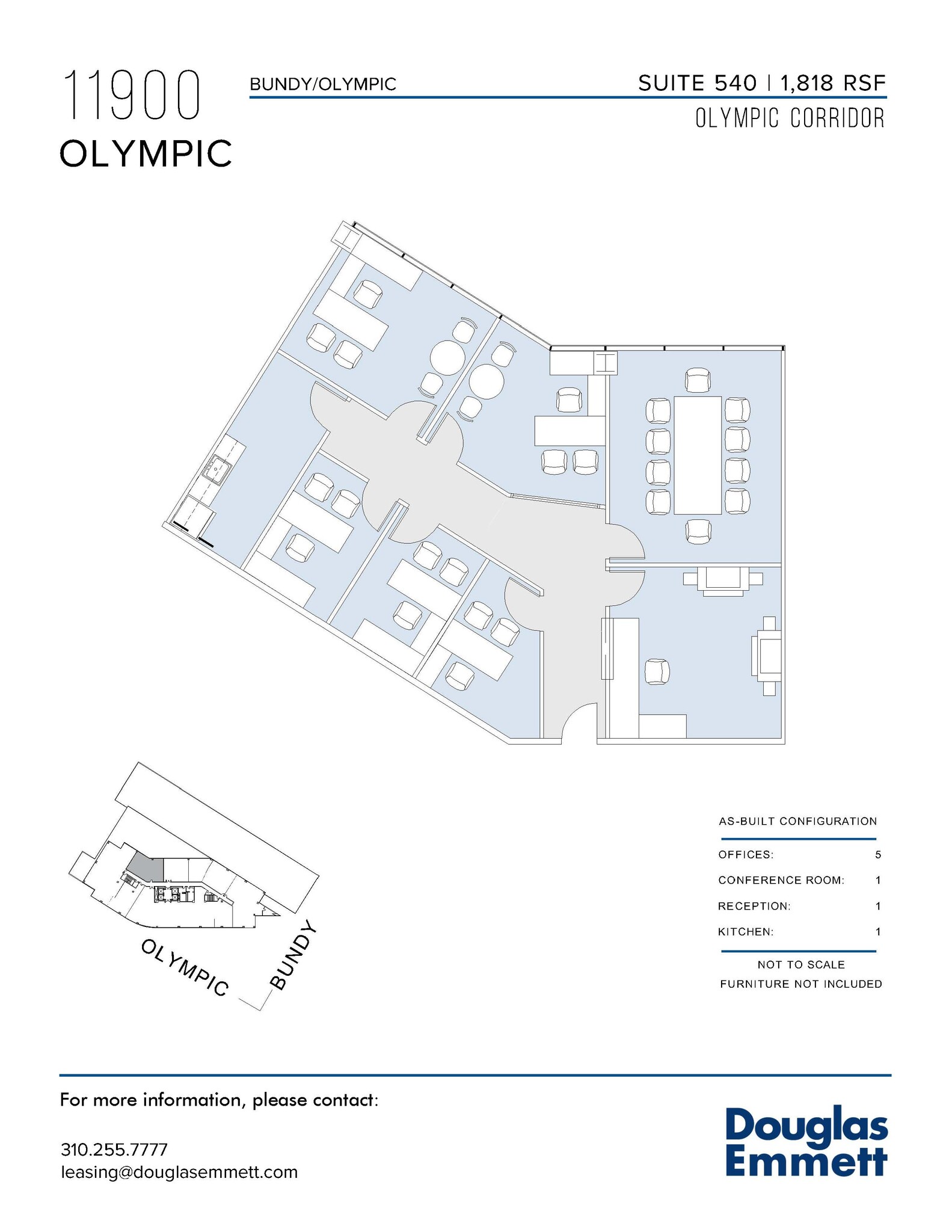 11900 W Olympic Blvd, Los Angeles, CA for lease Floor Plan- Image 1 of 1