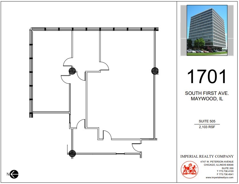 1701 S 1st Ave, Maywood, IL for lease Floor Plan- Image 1 of 5