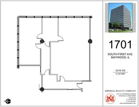 1701 S 1st Ave, Maywood, IL for lease Floor Plan- Image 1 of 5