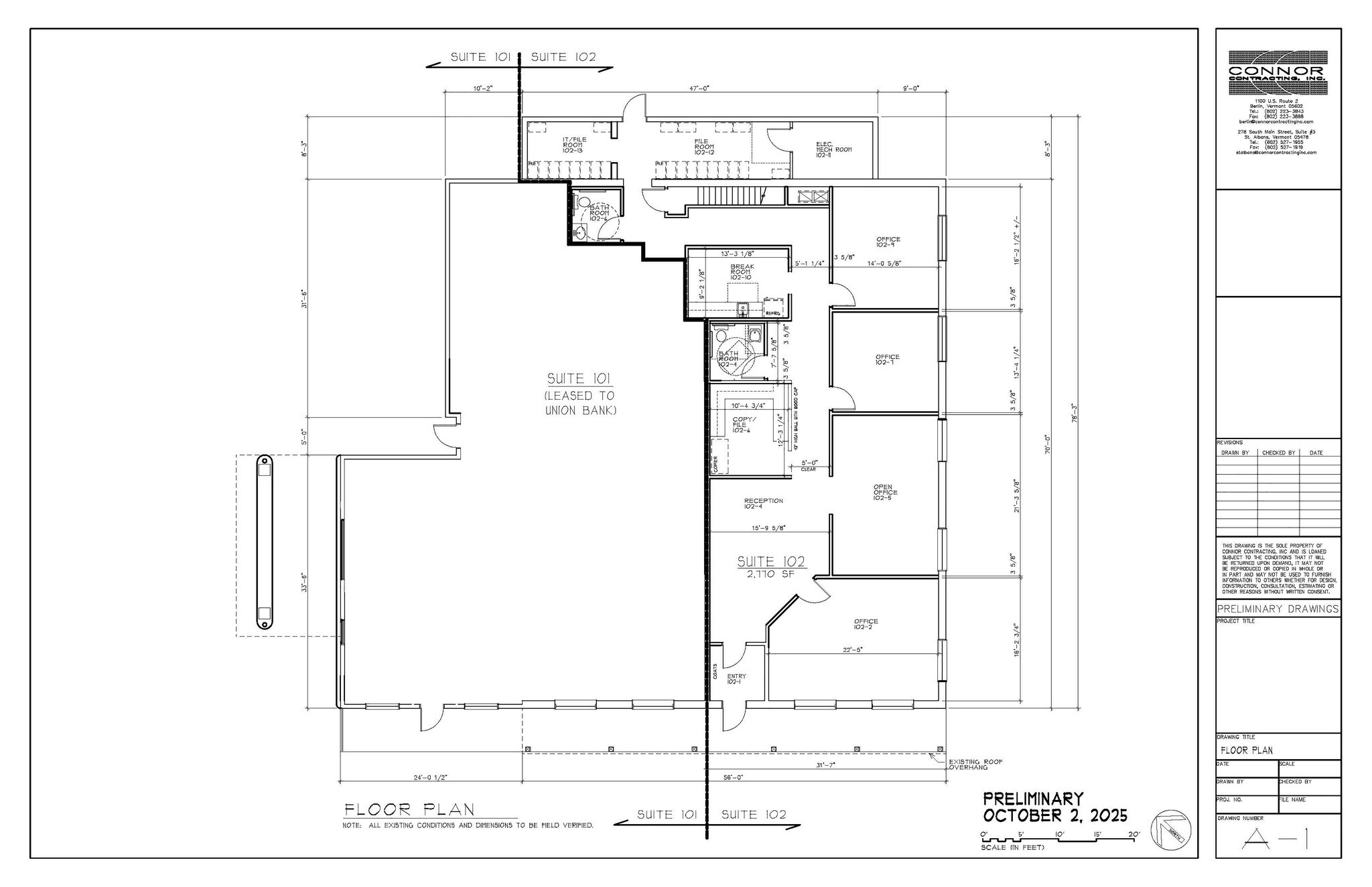1028 US Route 302, Barre, VT for lease Floor Plan- Image 1 of 2