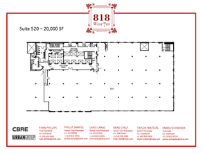 818 W 7th St, Los Angeles, CA for lease Floor Plan- Image 1 of 1