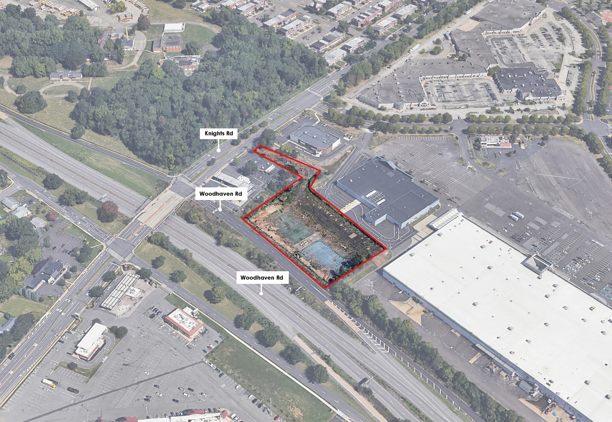 12123 Knights Rd, Philadelphia, PA for lease Aerial- Image 1 of 4