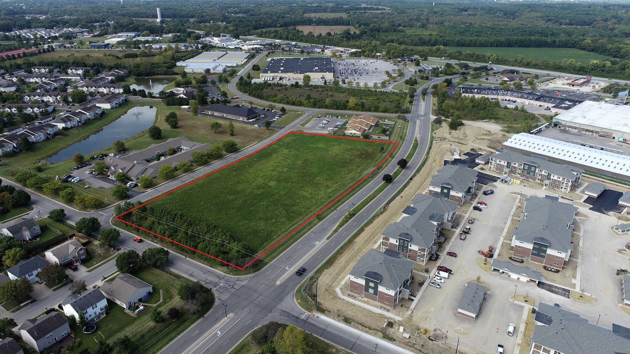8000 Upland Bend, Camby, IN for sale Aerial- Image 1 of 2