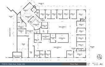 7330 N Palm Ave, Fresno, CA for lease Site Plan- Image 1 of 15