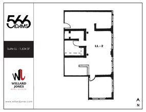 566 W Adams St, Chicago, IL for lease Floor Plan- Image 1 of 1