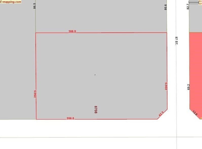 8708-8722 51 Av NW, Edmonton, AB for lease - Plat Map - Image 2 of 8