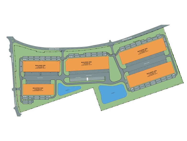 Greenway Commerce Center, Tyrone, GA for lease - Site Plan - Image 2 of 4