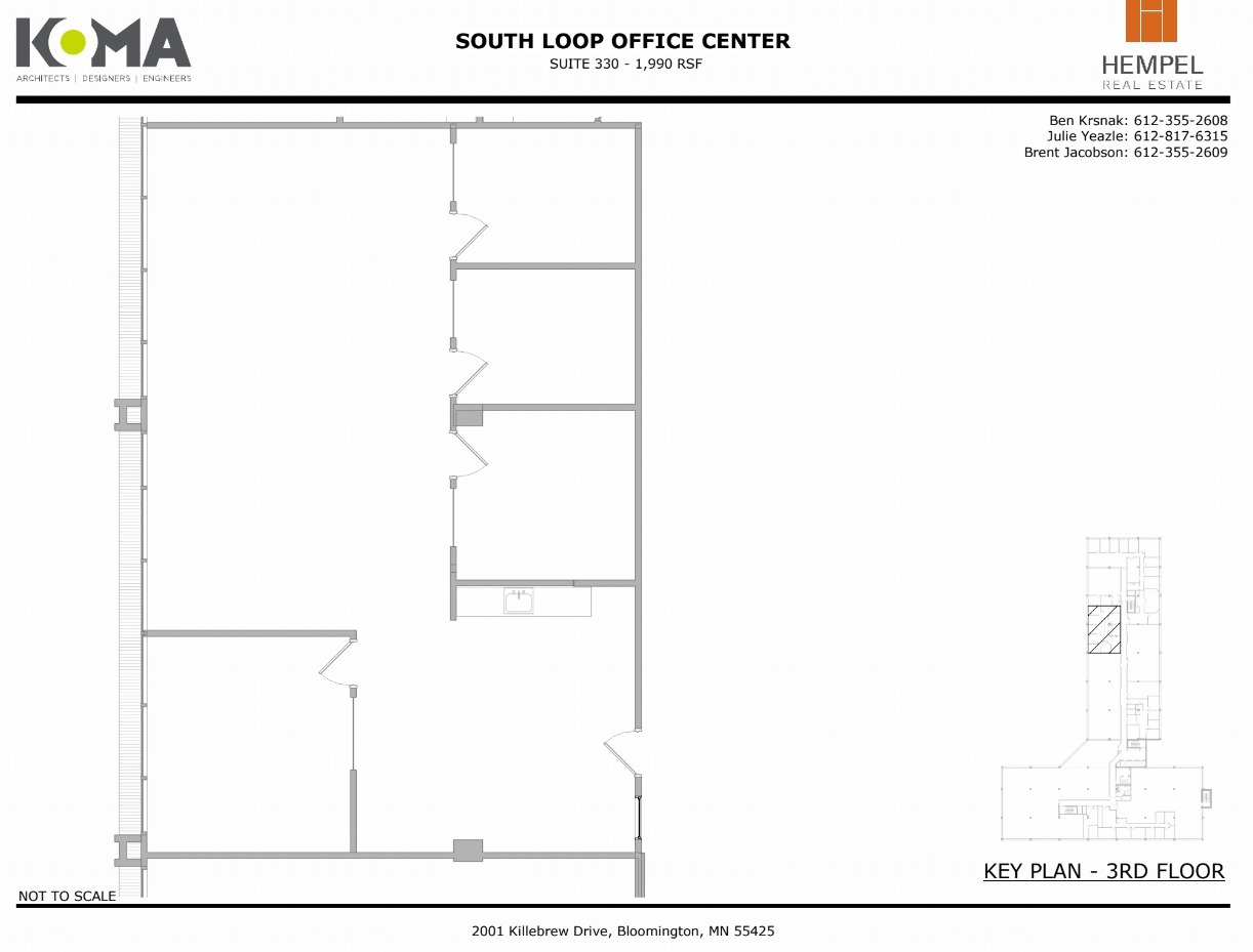 2001 Killebrew Dr, Bloomington, MN for lease Floor Plan- Image 1 of 1