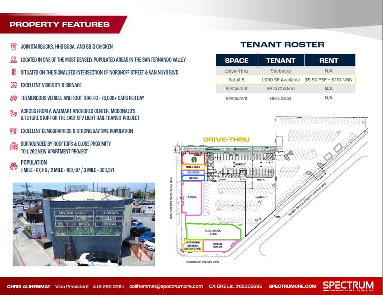 9124-9134 Van Nuys Blvd, Panorama City, CA for lease - Building Photo - Image 3 of 10