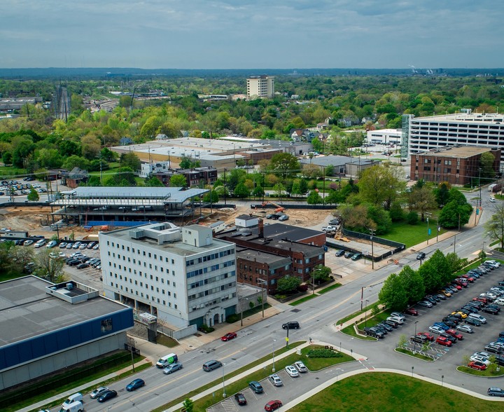 10820-10822 Carnegie Ave, Cleveland, OH for sale - Aerial - Image 1 of 7