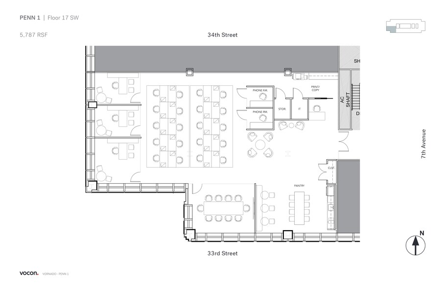 PENN 1, New York, NY for lease - Site Plan - Image 2 of 14