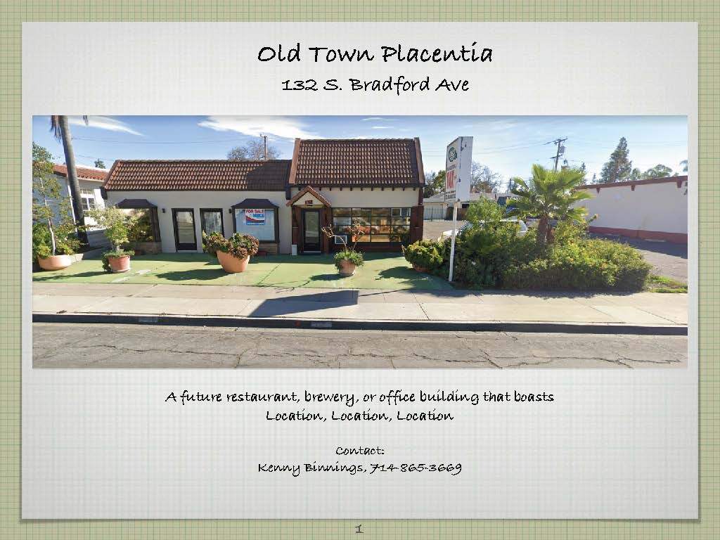 132 S Bradford Ave, Placentia, CA for sale Building Photo- Image 1 of 1