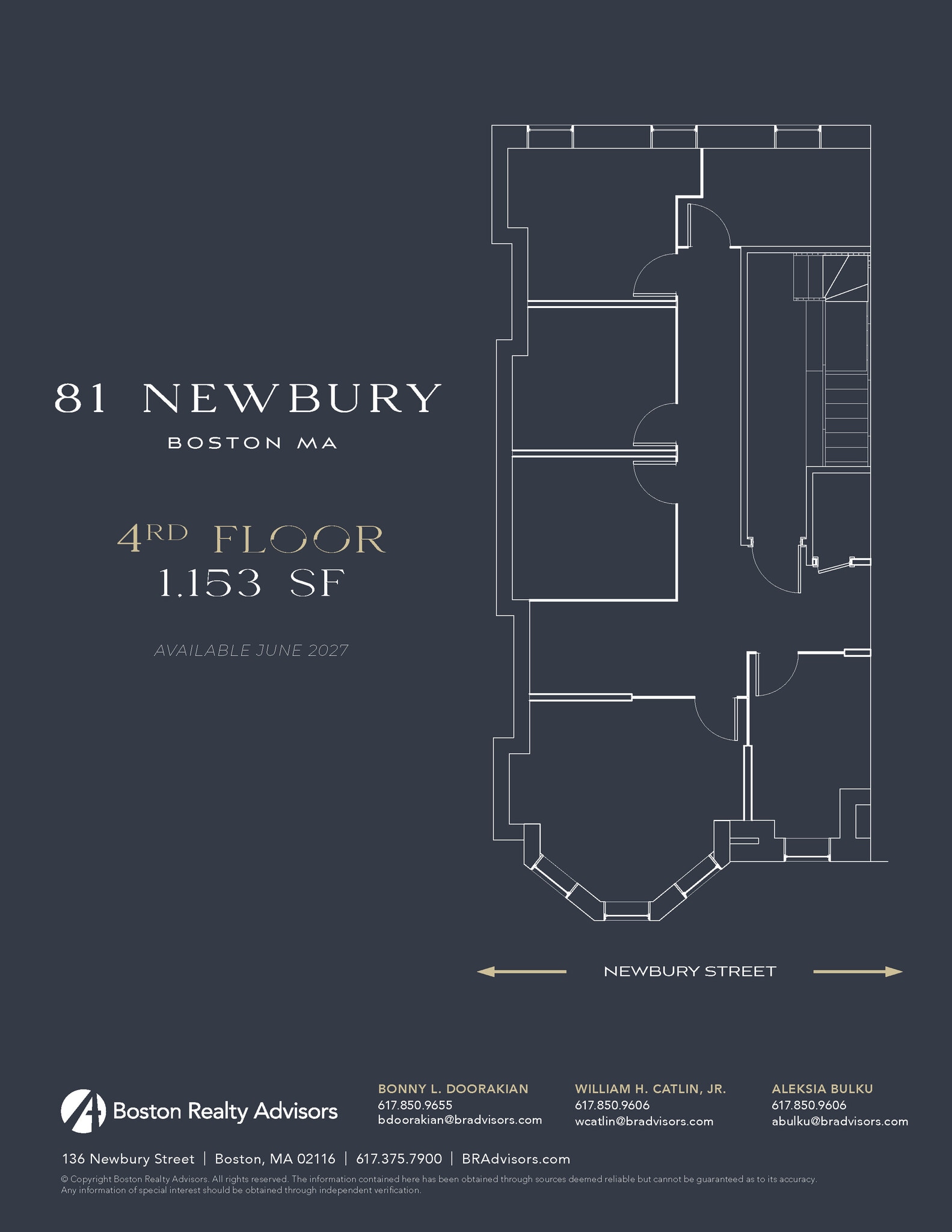 81 Newbury St, Boston, MA for lease Floor Plan- Image 1 of 4