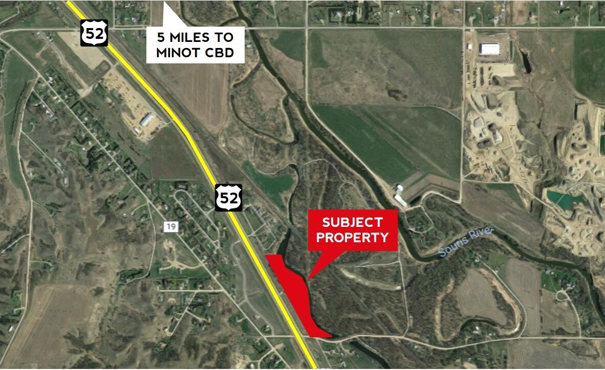 5261 E Highway 52, Minot, ND for sale Aerial- Image 1 of 1