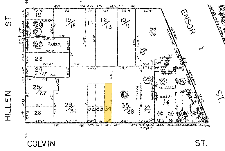 425 Colvin St, Baltimore, MD for sale Plat Map- Image 1 of 4