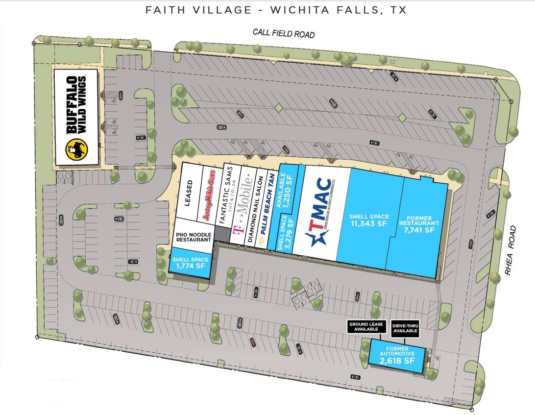 3809 Call Field Rd, Wichita Falls, TX for lease Floor Plan- Image 1 of 1